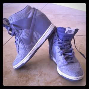 High top Nike shoes